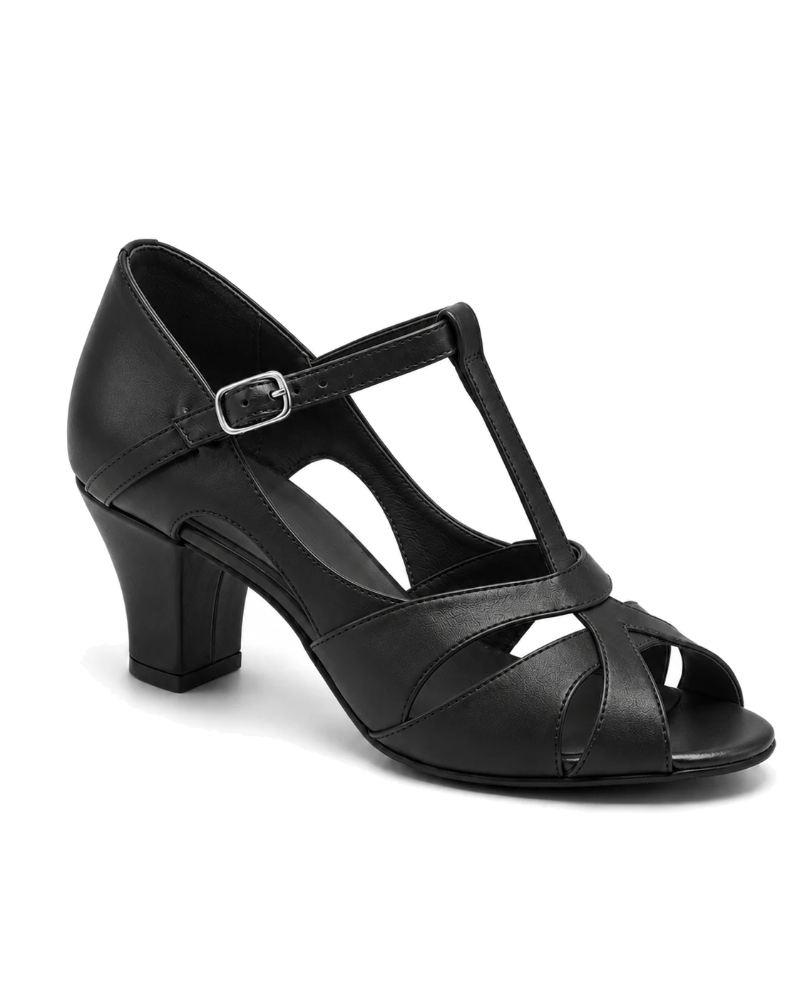 Sandália Feminina para Dança Salto 6 cm Pra Dança · Preto · 172 — foto do produto