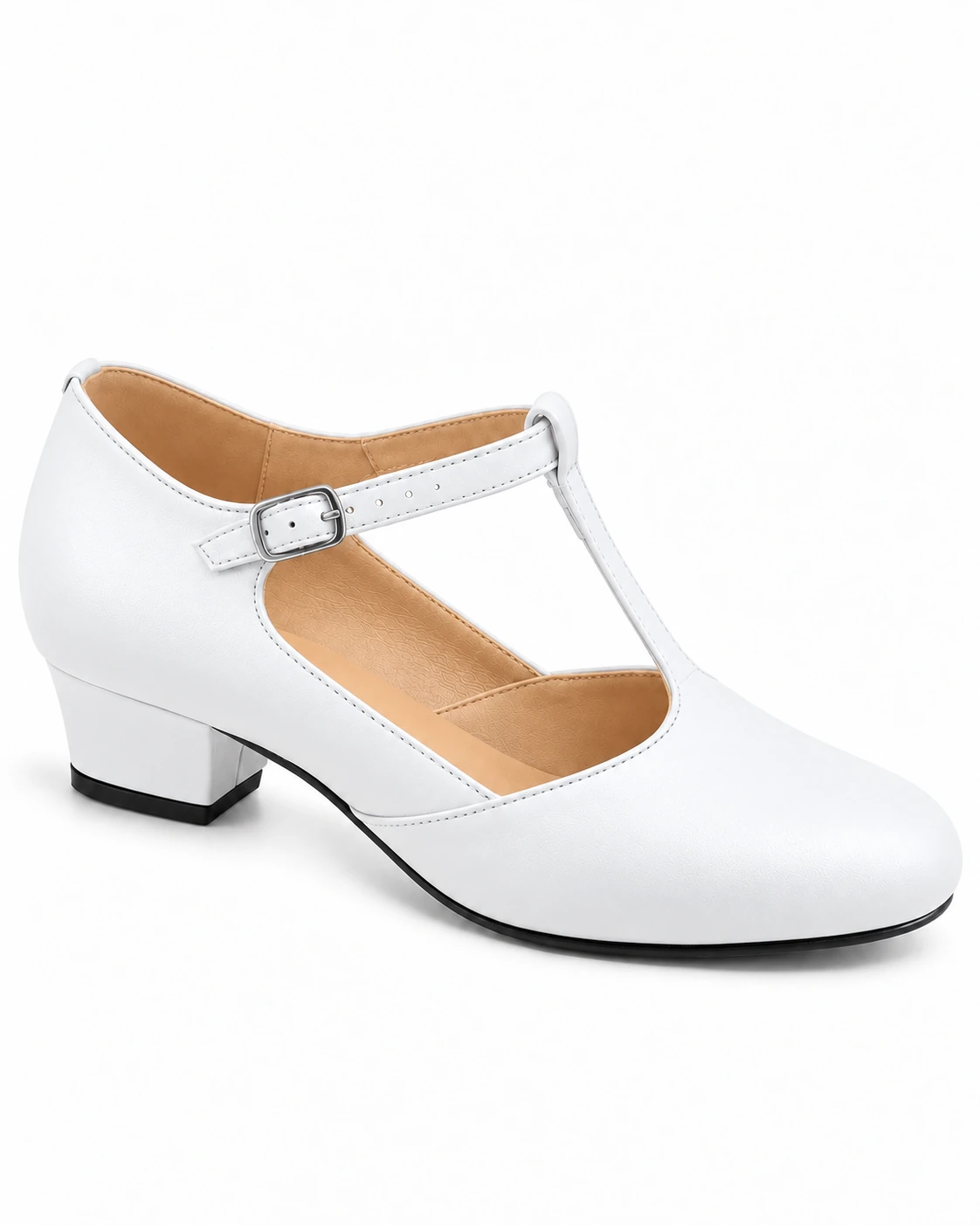 Sapato Boneca Feminino para Dança Salto 3 cm Pra Dança · Branco · 126 — foto do produto