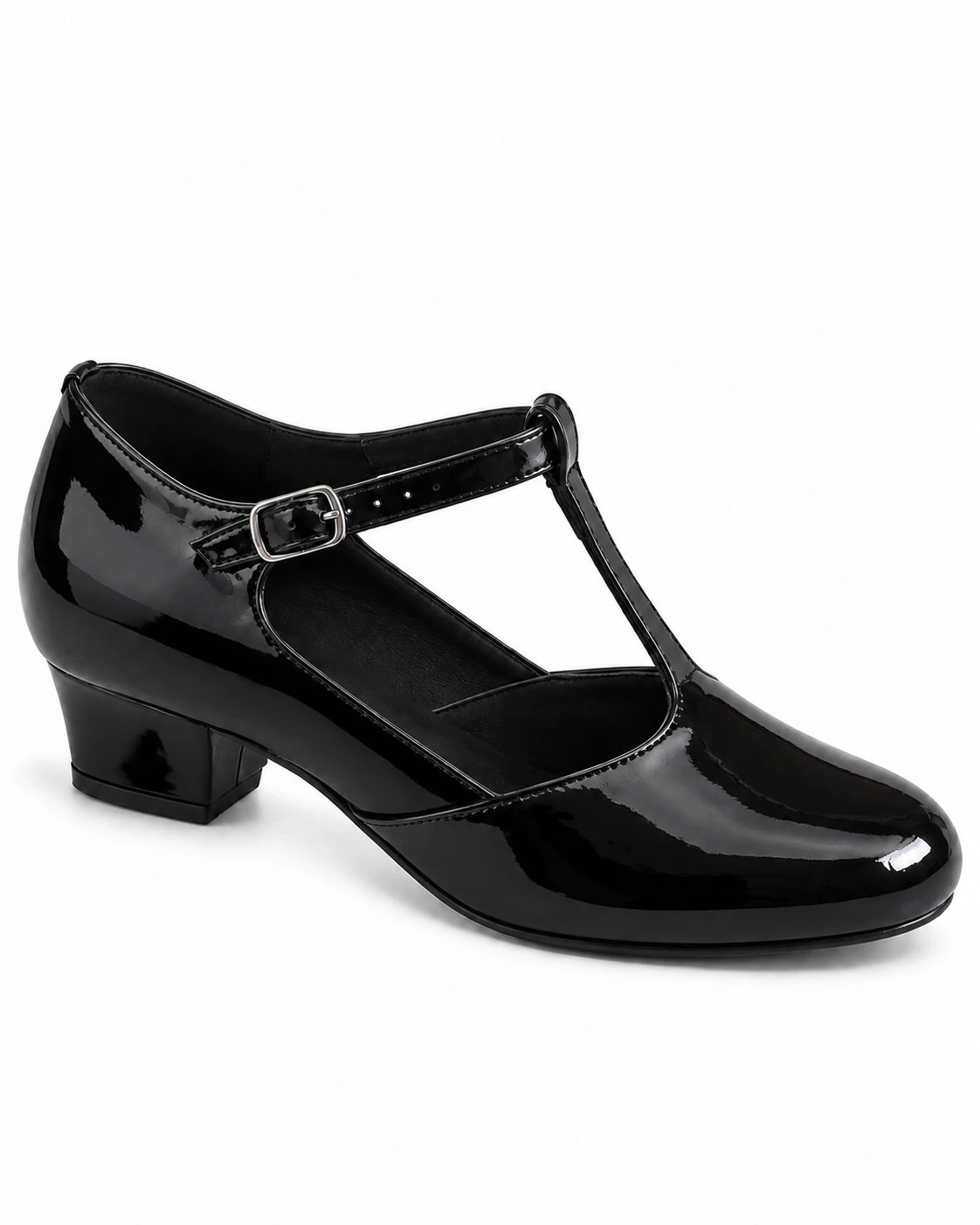 Sapato Boneca Feminino para Dança Salto 3 cm Pra Dança · Preto Verniz · 126 — foto do produto