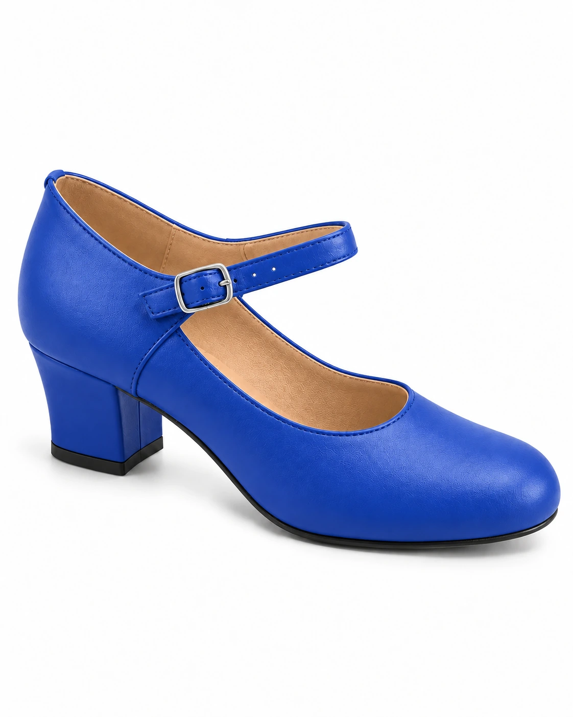Sapato Boneca Feminino para Dança Salto 5 cm Pra Dança · Azul · 135 — foto do produto