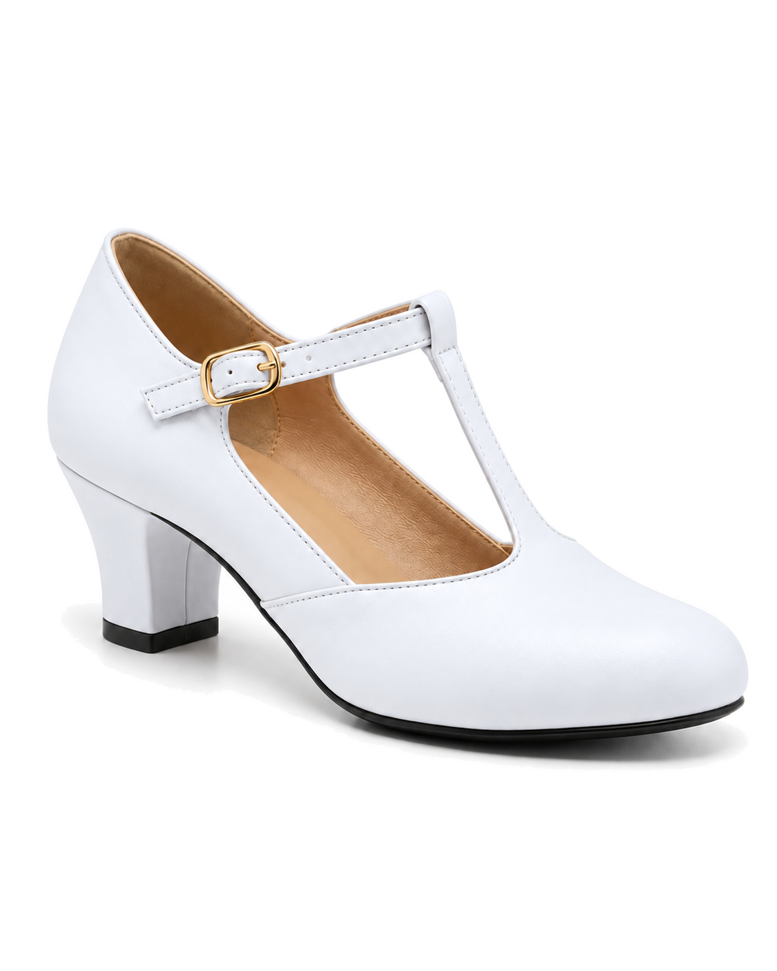 Sapato Boneca Feminino para Dança Salto 6 cm Pra Dança · Branco · 165 — foto do produto