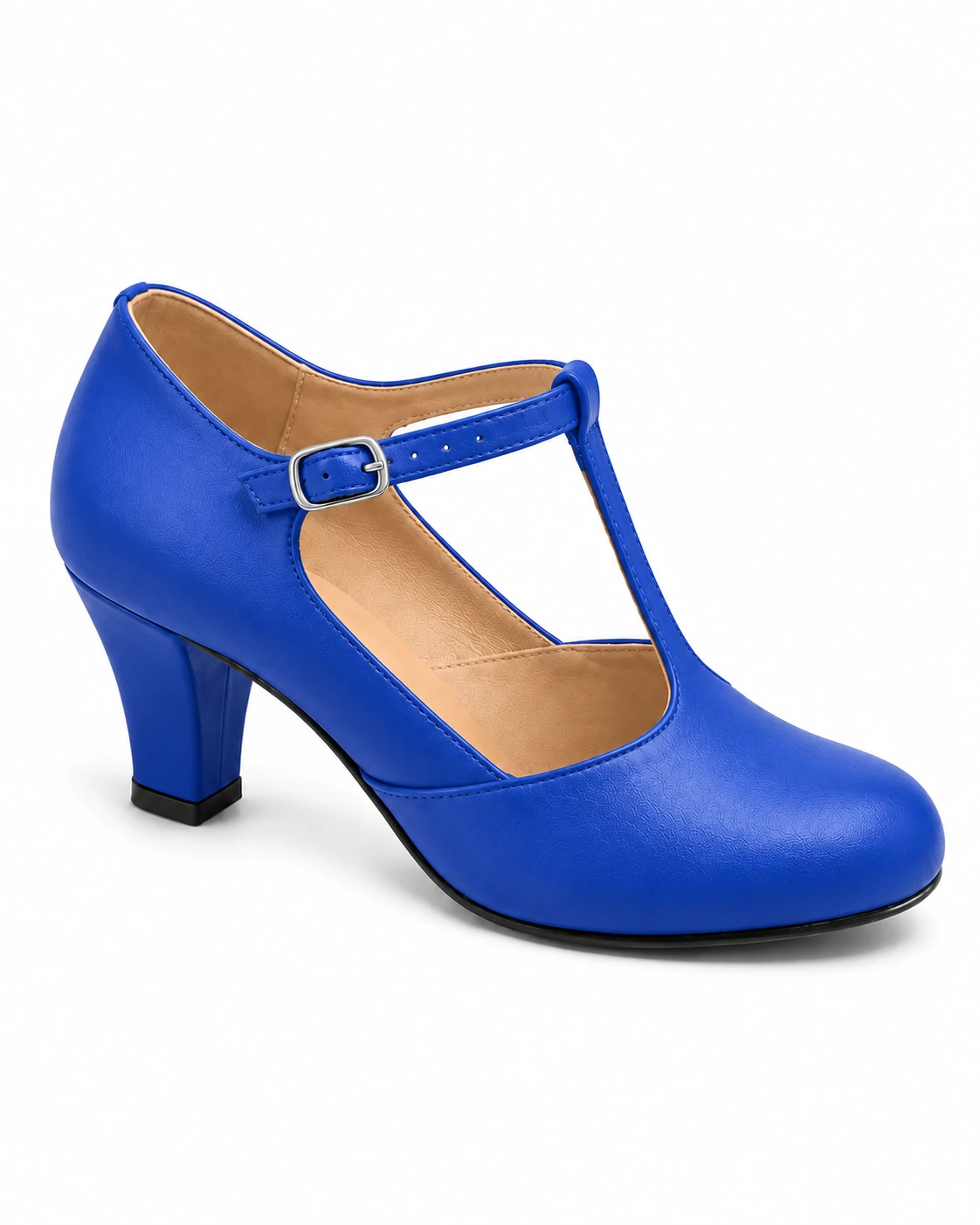 Sapato Boneca Feminino para Dança Salto 7 cm Pra Dança · Azul · 166 — foto do produto