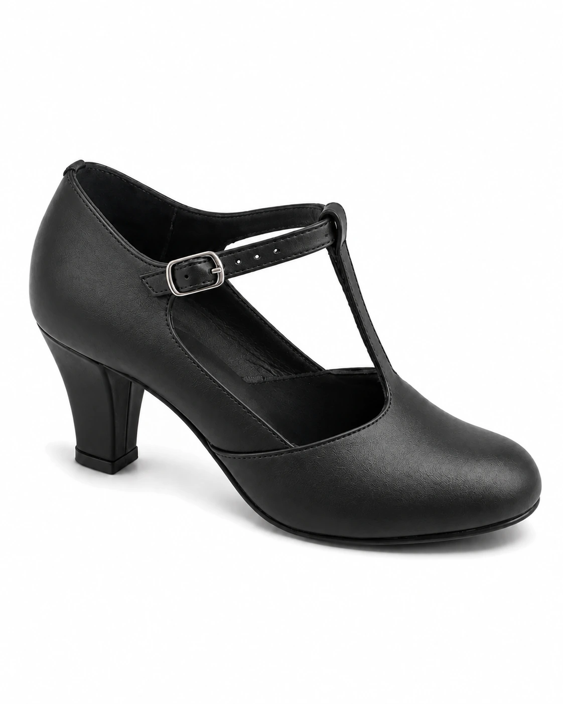 Sapato Boneca Feminino para Dança Salto 7 cm Pra Dança · Preto · 166 — foto do produto