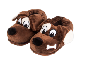 Pantufa Cão 3D Fênix · Marrom · 12002