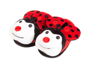 Pantufa Joaninha 3D Fênix · Vermelho e preto · 12007