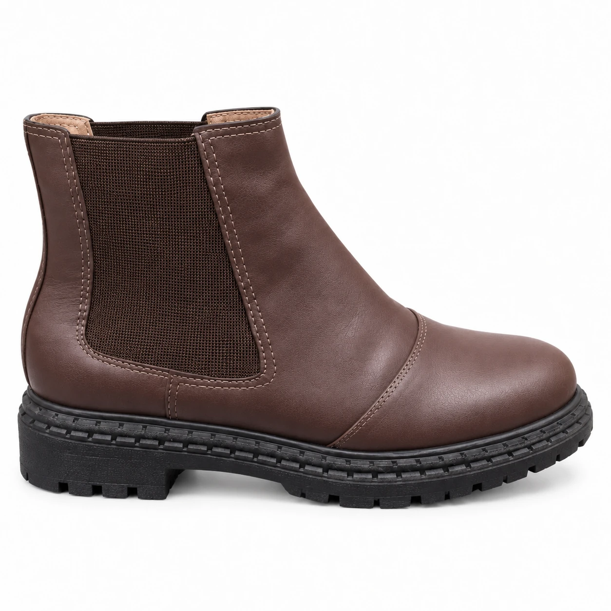 Bota Chelsea Tratorada Gaturama · Marrom · 8003