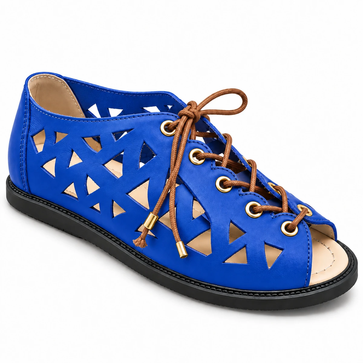 Sandália Gladiadora Greicy · Azul · 049 — foto do produto