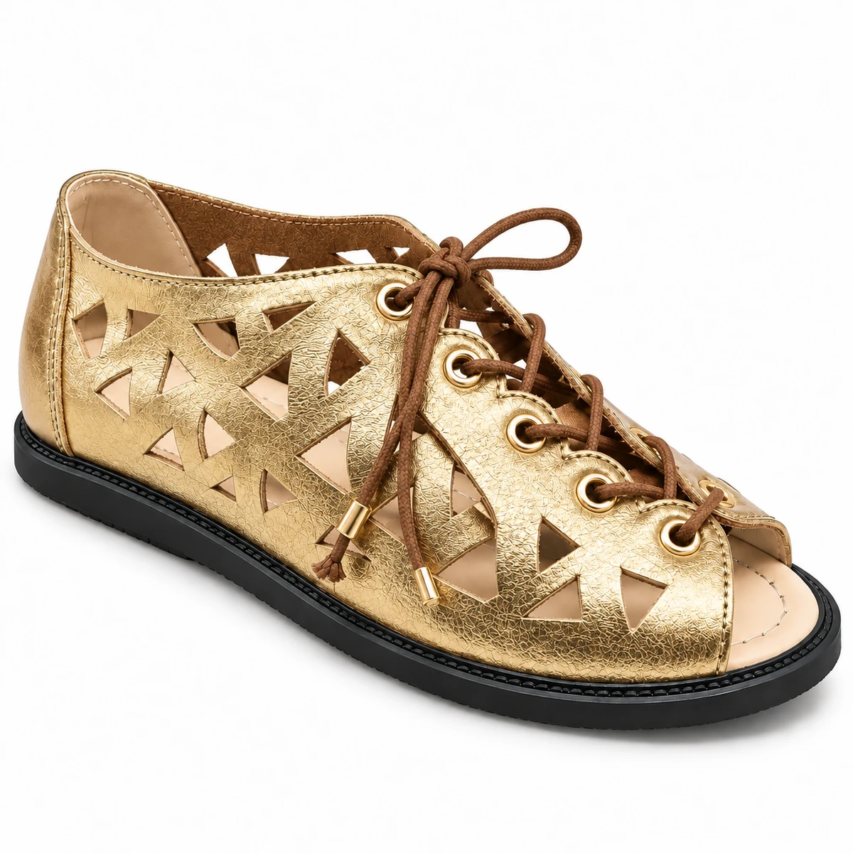Sandália Gladiadora Greicy · Dourado · 049 — foto do produto