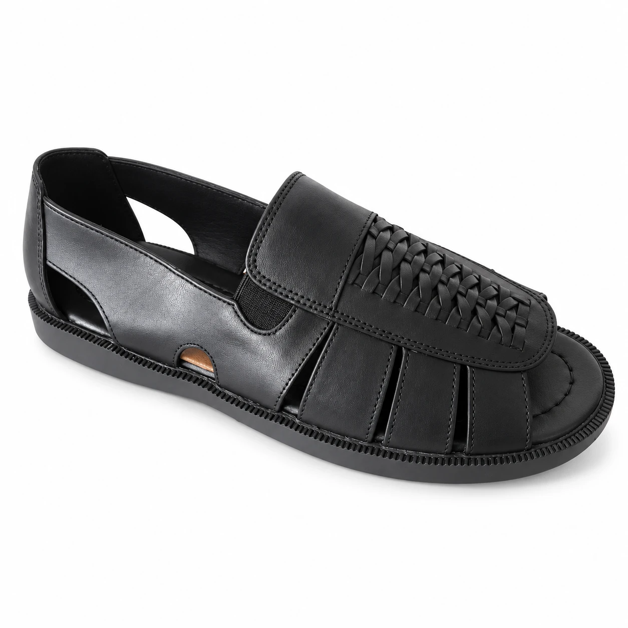 Sandália Pala Trançada Greicy · Preto · 420