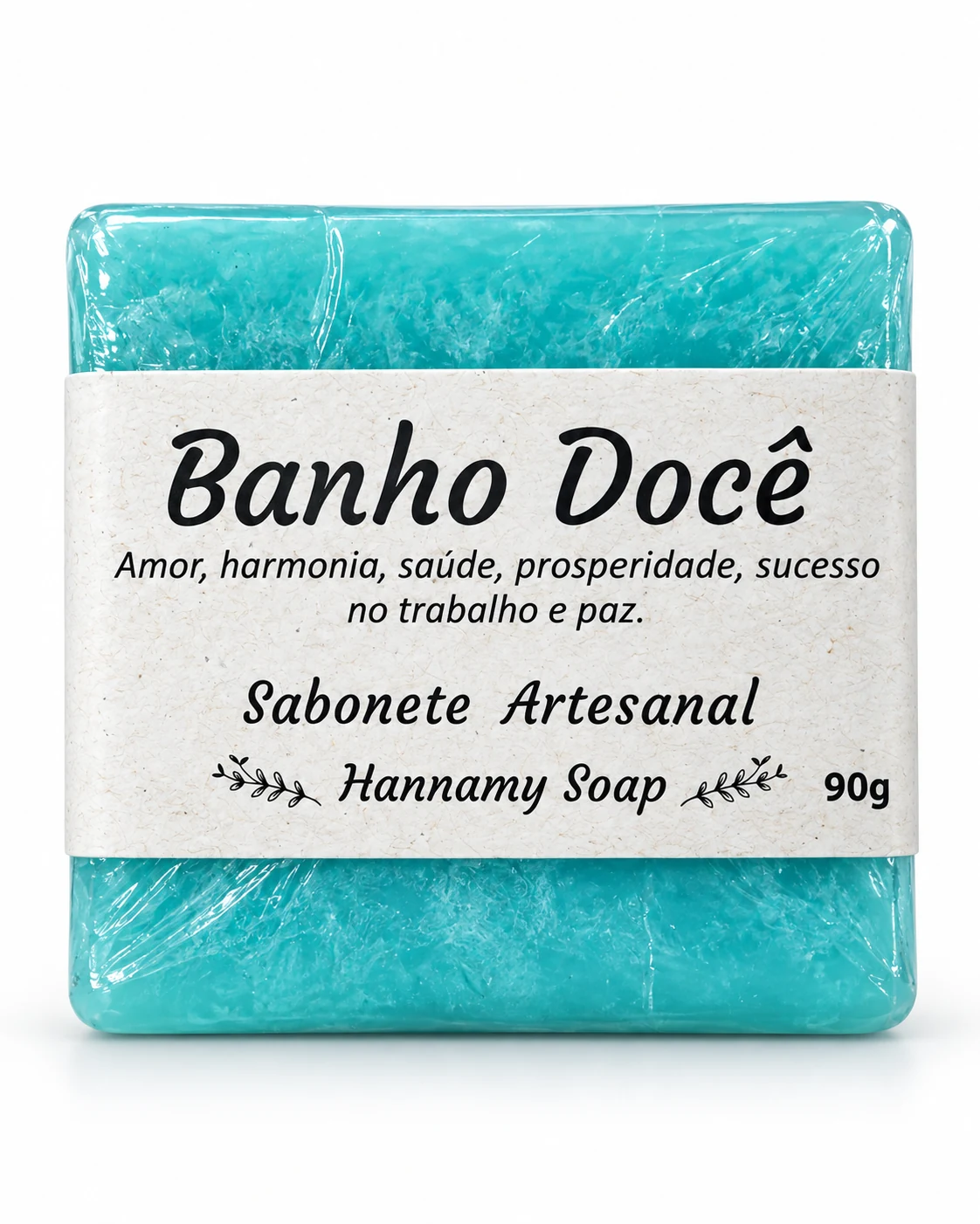 Sabonete artesanal 90 g Hannamy Soap · Banho Doce — foto do produto