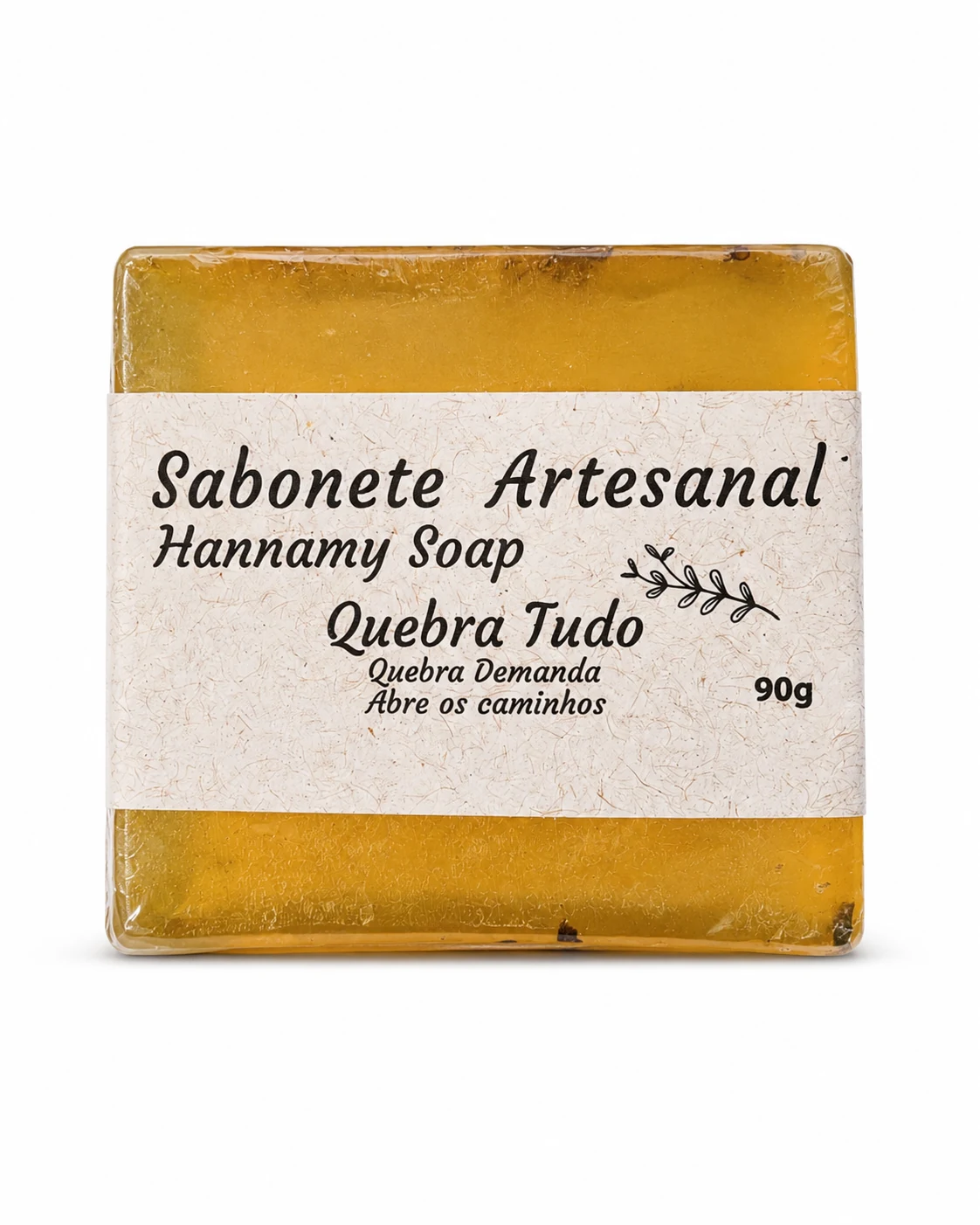 Sabonete artesanal 90 g Hannamy Soap · Quebra tudo — foto do produto