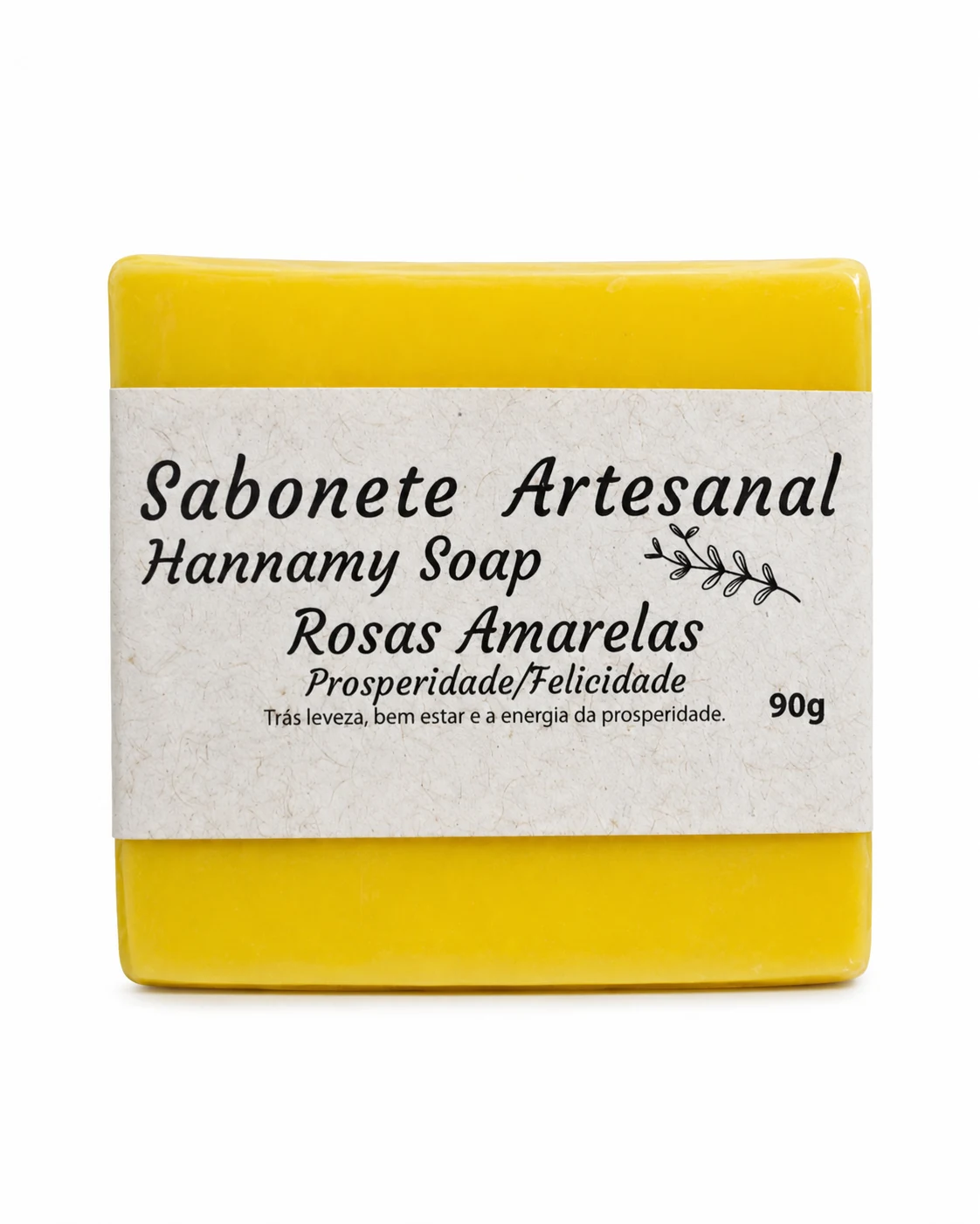 Sabonete artesanal 90 g Hannamy Soap · Rosas Amarelas — foto do produto