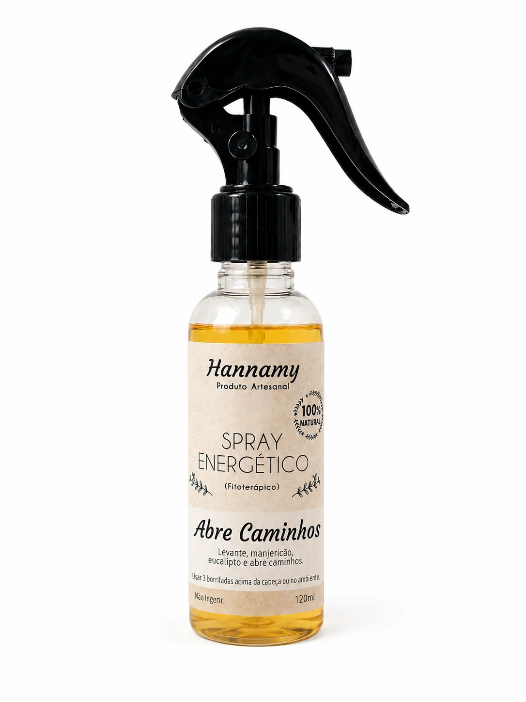 Spray aromático 120 ml Hannamy Soap · Abre Caminhos — foto do produto