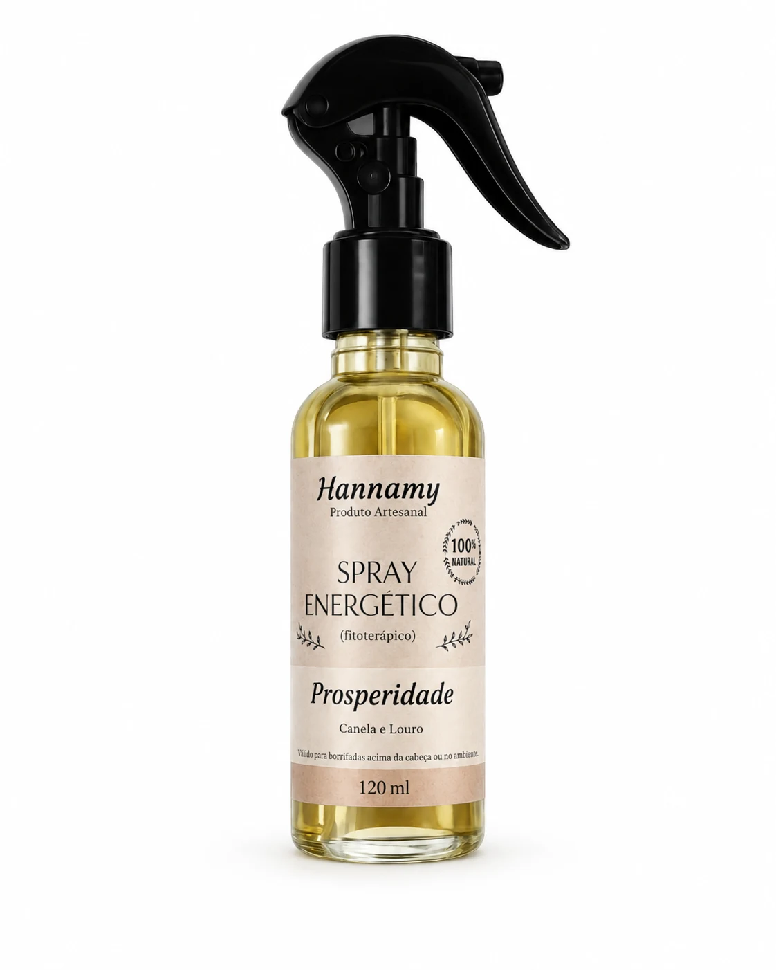 Spray aromático 120 ml Hannamy Soap · Prosperidade — foto do produto