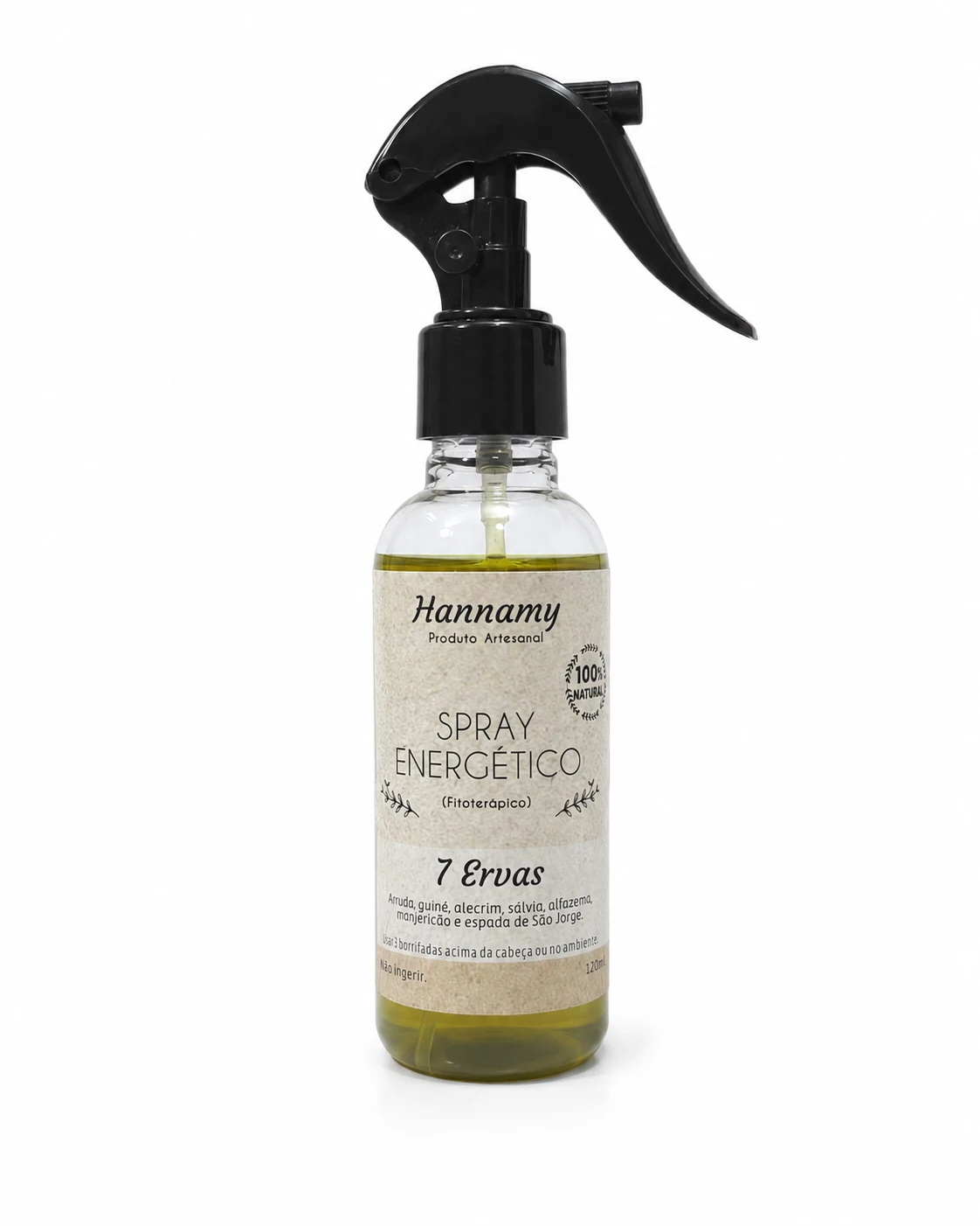 Spray aromático 120 ml Hannamy Soap · Sete Ervas