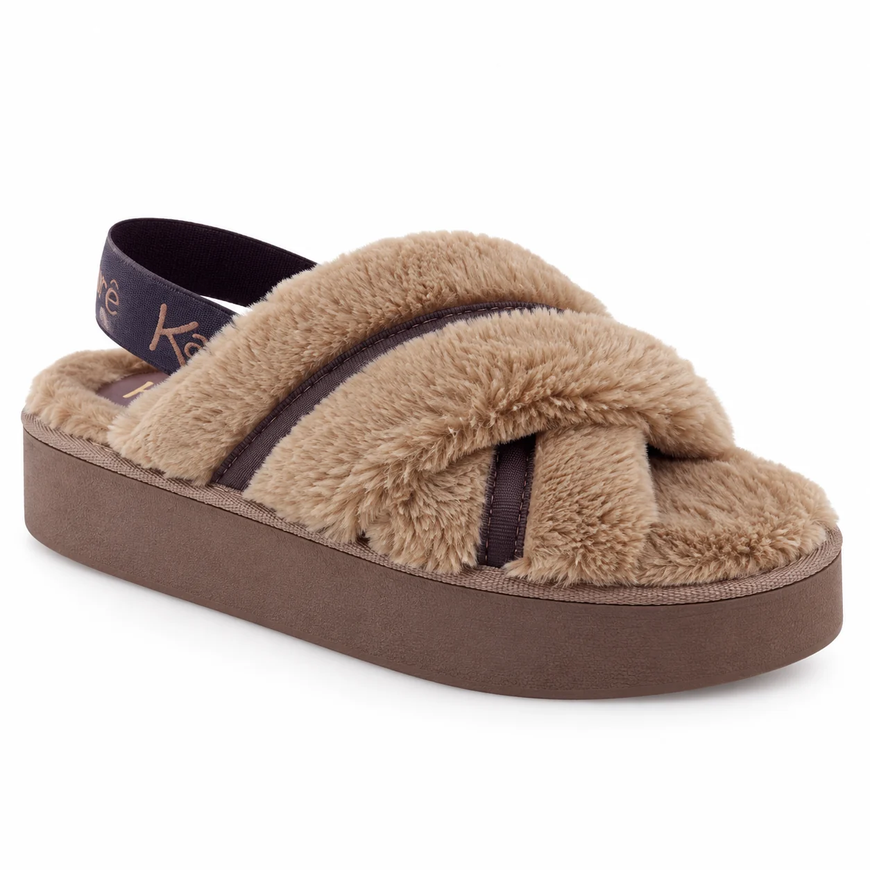 Pantufa Feminina em Pelo Katurê · Cortiça e café · 1449