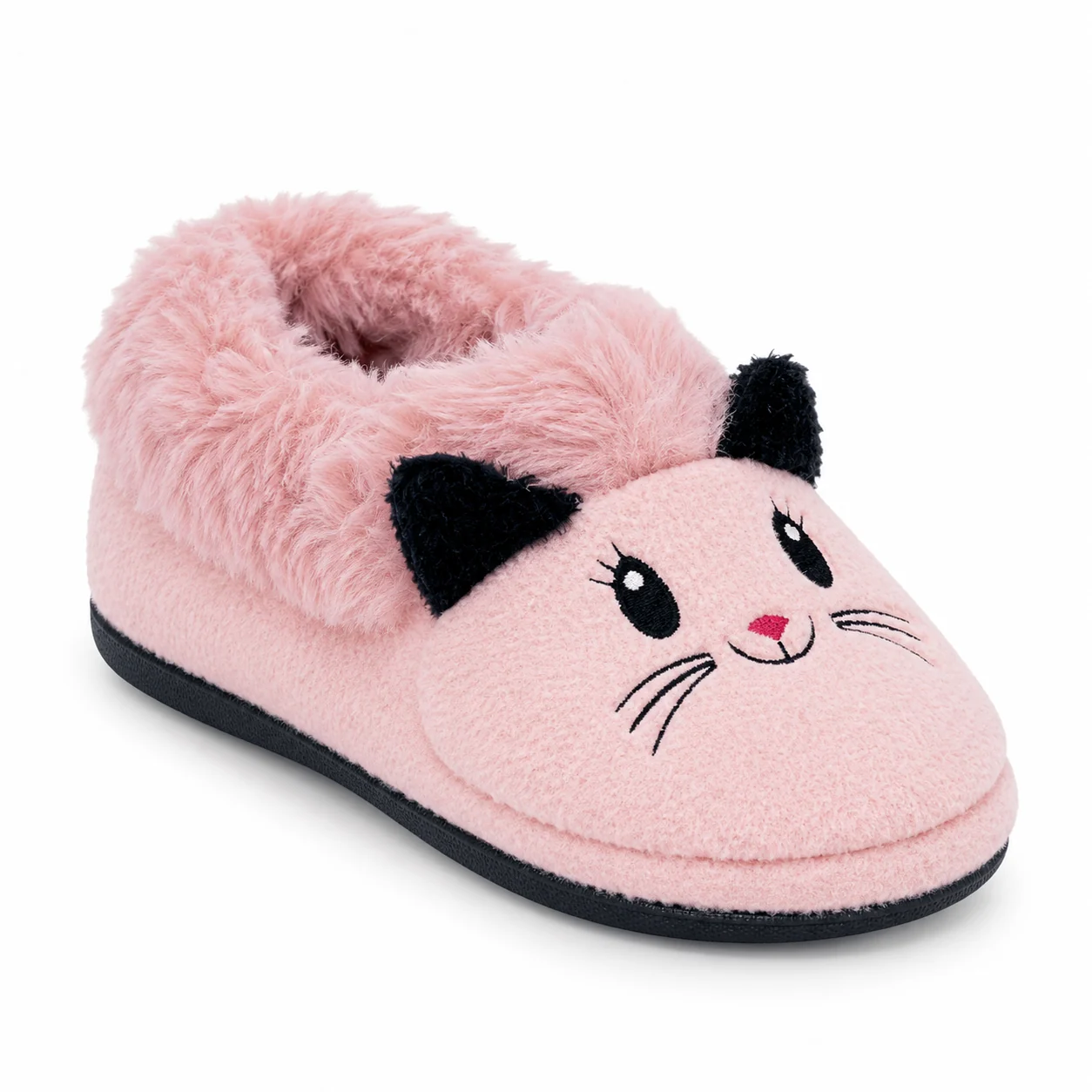 Pantufa Infantil em Tecido Katurê · Rosé · 508