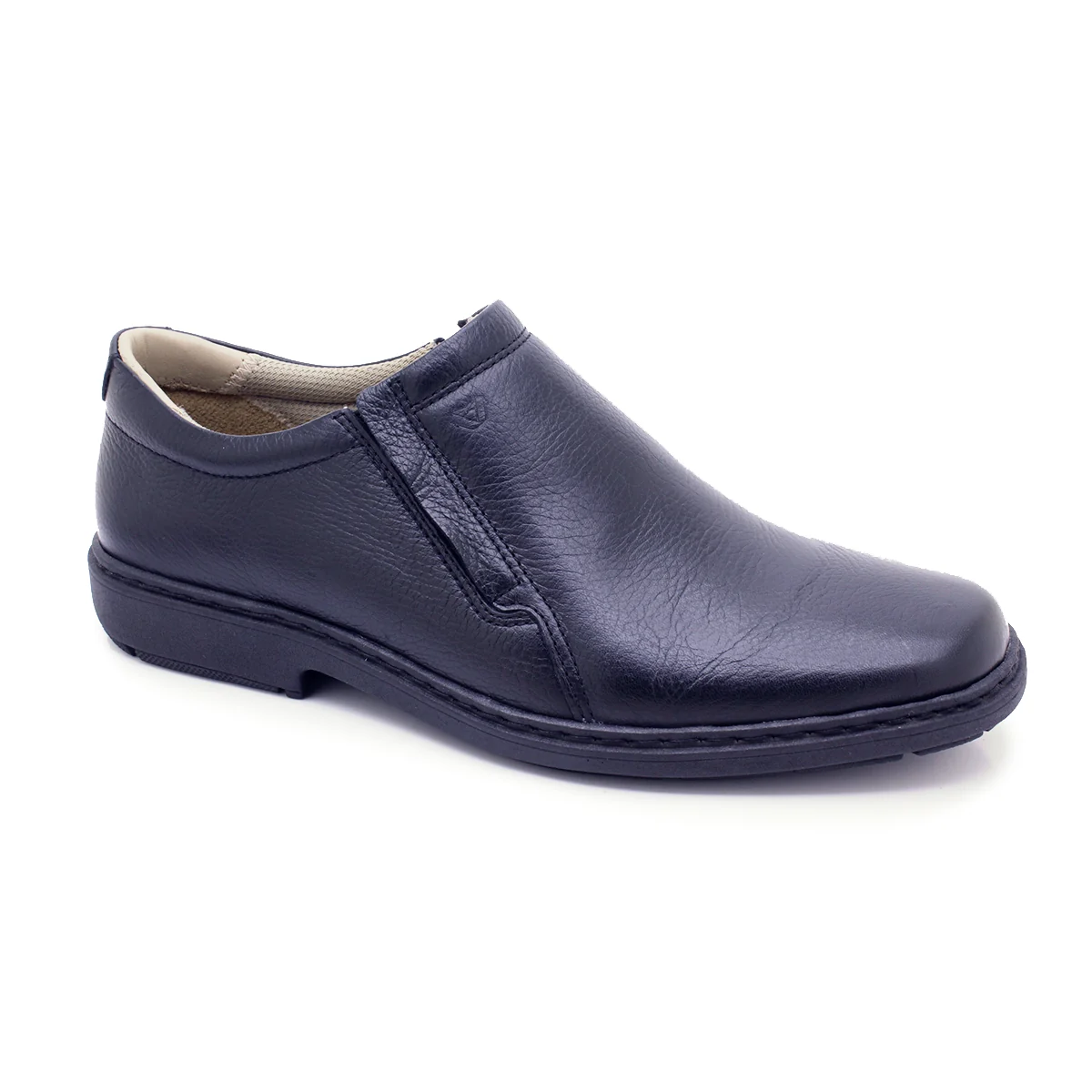 Sapato Masculino em Couro Vudalfor · Preto · 2351
