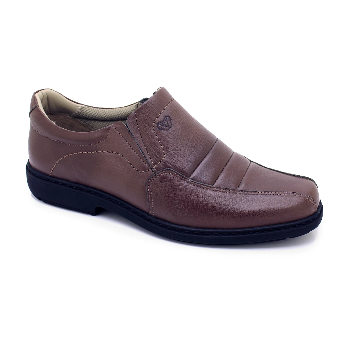 Sapato Masculino em Couro Vudalfor · Café · 2355 — foto do produto