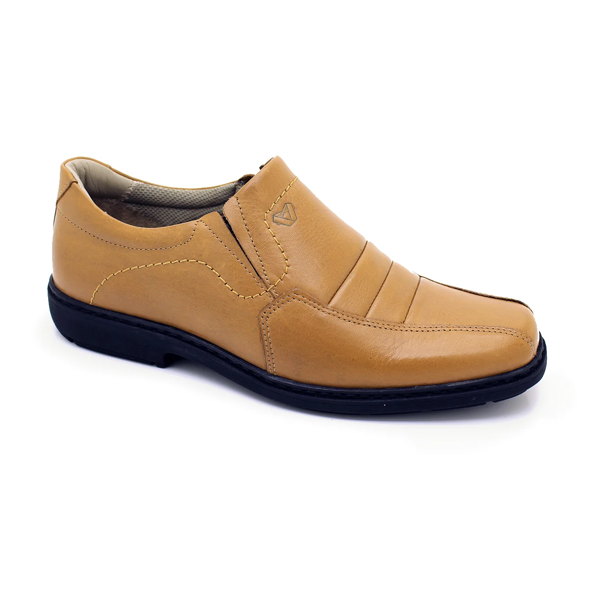 Sapato Masculino em Couro Vudalfor · Camel · 2355
