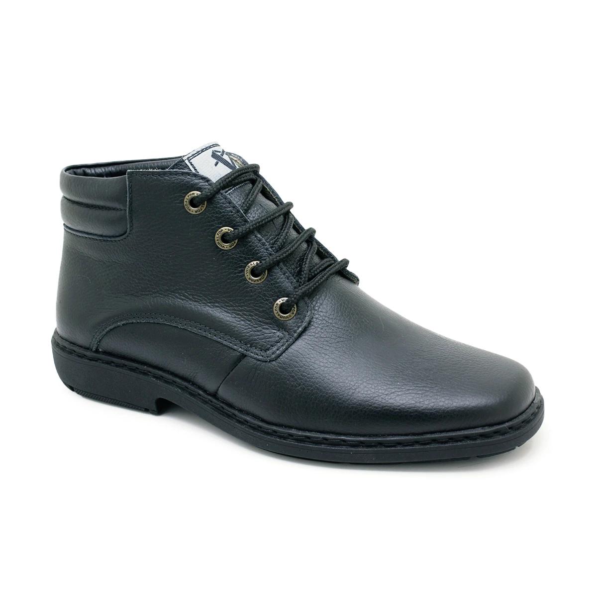 Bota Masculina em Couro Vudalfor · Preto · 2365