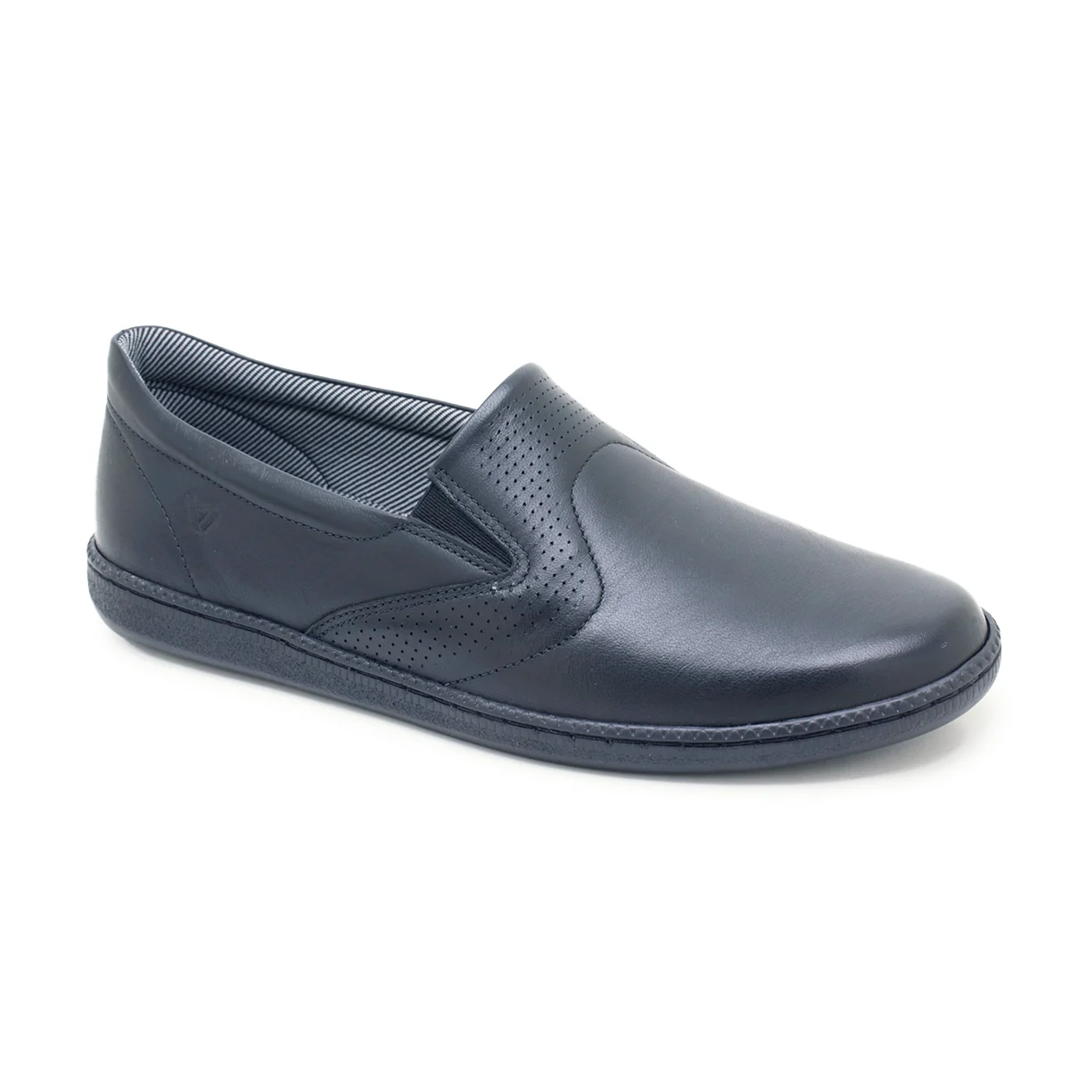 Sapatênis Masculino em Couro Vudalfor · Preto · 3036