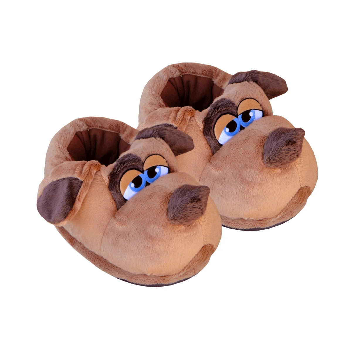 Pantufa Cachorro 3D Ferpa · Marrom · 6055