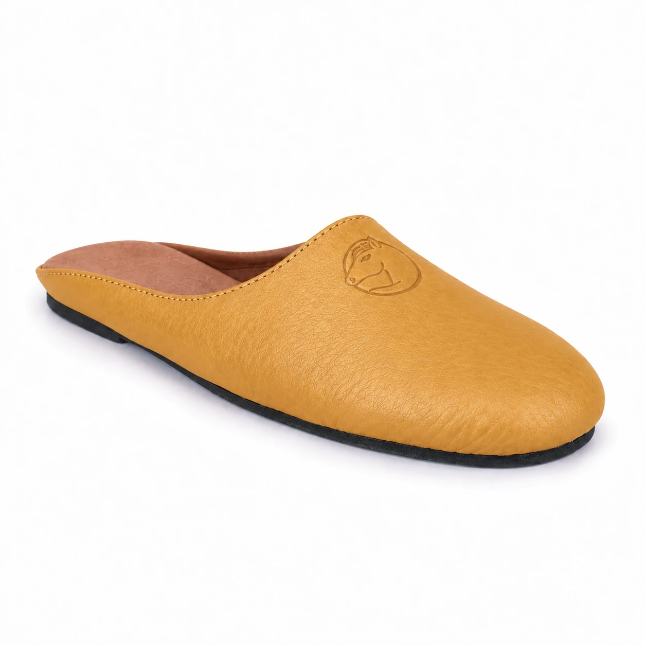 Chinelo Campeiro em Couro Sola de Pneu Tiro de Laço · Amarelo · 100 — foto do produto
